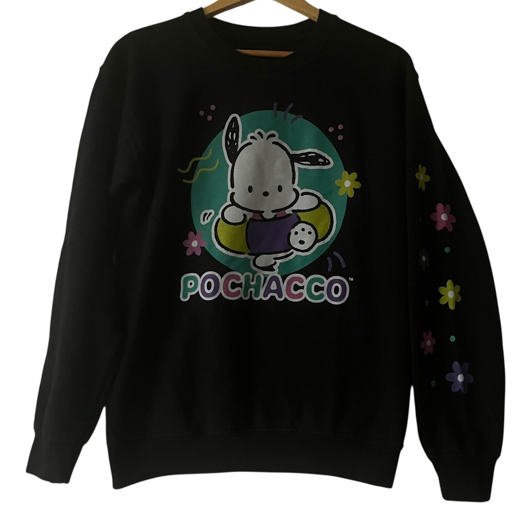 Pochacco Sweatshirt Sanrio Ripple Junction Anime Cute Crewneck‎ Pullover Top M
